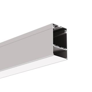 LED profil stropní KLUŚ GLADES Povrchová úprava: stříbrná anodizovaná, Délka: 1 m