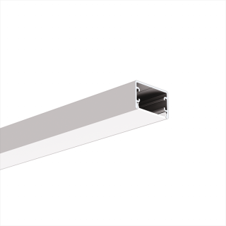 LED profil stropní KLUŚ GLAZA-LL Povrchová úprava: stříbrná anodizovaná, Délka: 1 m