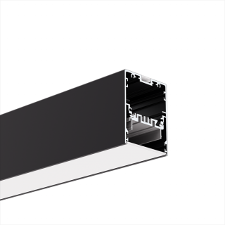 LED profil stropní KLUŚ MOD-50 Povrchová úprava: černá, Délka: 1 m