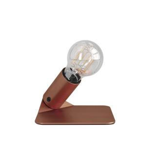 LED stolní lampa s USB portem 5V SI! a žárovkou A60 1,3W Barva: kartáčovaná měď, Žárovka: se žárovkou