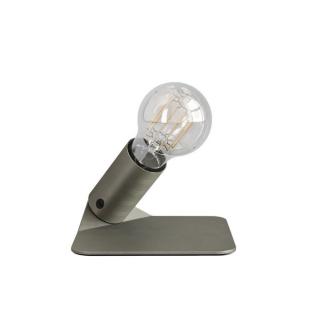 LED stolní lampa s USB portem 5V SI! a žárovkou A60 1,3W Barva: kartáčovaný titan, Žárovka: se žárovkou