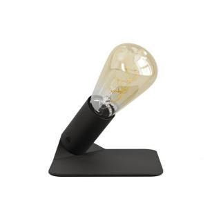 LED stolní lampa s USB portem 5V SI! a žárovkou ST64 1,3W Barva: černá, Žárovka: se žárovkou