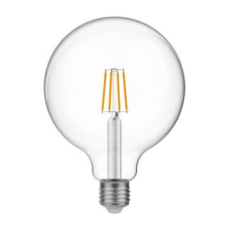 LED žárovka filament E27 Globe Clear - G125 | 4W | CRI80 Barevná teplota: 2700 K