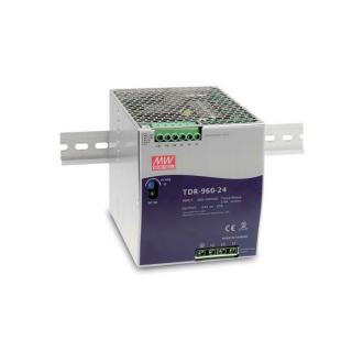 LED zdroj Mean Well TDR 960W 24V - 3 fázový na DIN lištu (TDR-960-24)