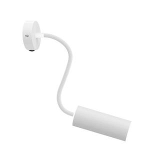 Nástěnná bodová lampička s vypínačem Flex-30 Metal E14 Barva: matná bílá, Žárovka: bez žárovky