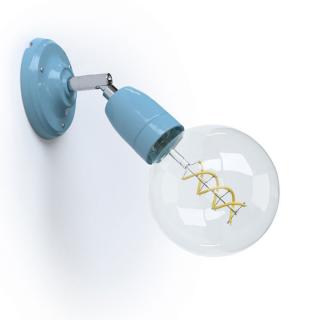 Nástěnná lampička s kloubem Fermaluce Ceramic E27 Barva: světle modrá, Žárovka: bez žárovky