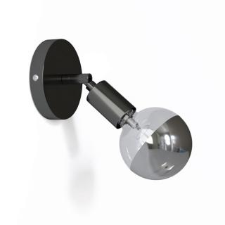 Nástěnná lampička s kloubem Fermaluce Metal E27 Barva: perleťově černá, Žárovka: bez žárovky