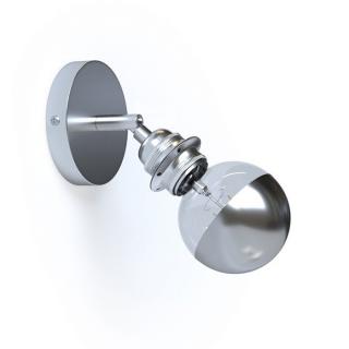 Nástěnná lampička s kloubem Fermaluce Metal Lampshade E27 Barva: chrom, Žárovka: bez žárovky