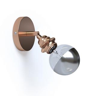 Nástěnná lampička s kloubem Fermaluce Metal Lampshade E27 Barva: měď, Žárovka: bez žárovky