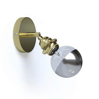 Nástěnná lampička s kloubem Fermaluce Metal Lampshade E27 Barva: mosaz, Žárovka: bez žárovky
