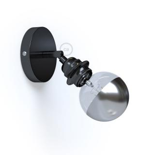 Nástěnná lampička s kloubem Fermaluce Metal Lampshade E27 Barva: perleťově černá, Žárovka: bez žárovky