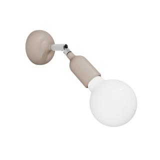 Nástěnná lampička s kloubem Fermaluce Silicone E27 Barva: pouštní hnědá, Žárovka: se žárovkou