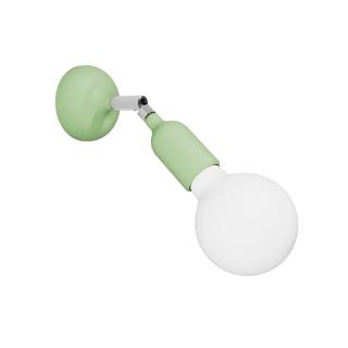 Nástěnná lampička s kloubem Fermaluce Silicone E27 Barva: světle zelená, Žárovka: se žárovkou