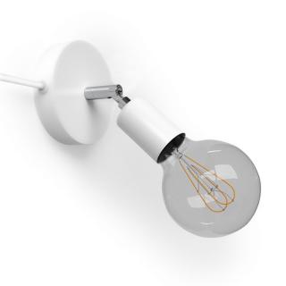 Nástěnná lampička s kloubem Spostaluce Metal E27 Barva: bílá, Žárovka: bez žárovky
