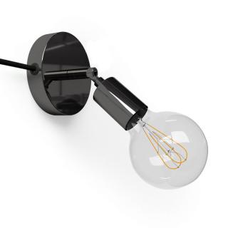 Nástěnná lampička s kloubem Spostaluce Metal E27 Barva: perleťově černá, Žárovka: bez žárovky