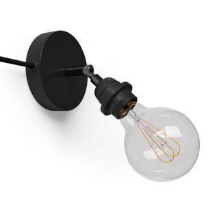 Nástěnná lampička s kloubem Spostaluce Metal Lampshade E27 Barva: černá, Žárovka: se žárovkou
