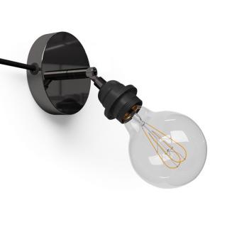 Nástěnná lampička s kloubem Spostaluce Metal Lampshade E27 Barva: perleťově černá, Žárovka: bez žárovky