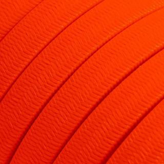 Oranžový textilní kabel pro světelný řetěz Fluorescent Orange CF15