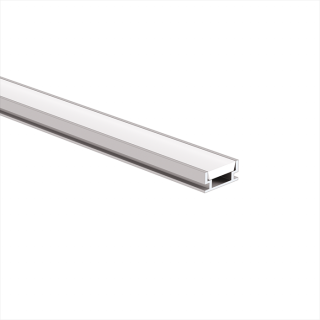 Pochozí LED profil do obkladu KLUŚ HR-ALU Povrchová úprava: stříbrná anodizovaná, Délka: 3 m