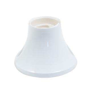 Povrchová E27 objímka na stěnu nebo strop Plastic Hoof 90° Barva: bílá