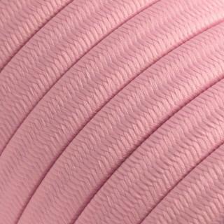 Růžový textilní kabel pro světelný řetěz Baby Pink CM16