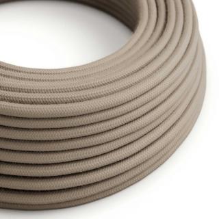 Šedý textilní kabel Dove Grey RC43 - matný Průřez: 2 x 0,75 mm