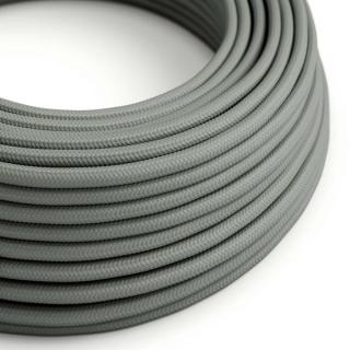 Šedý textilní kabel Smoky Grey RM03 - lesklý Průřez: 2 x 0,75 mm