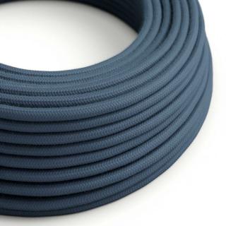 Šedý textilní kabel Stone Grey RC30 - matný Průřez: 2 x 0,75 mm