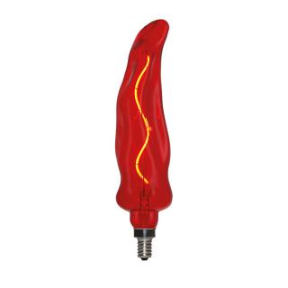 Stmívatelná červená žárovka E14 Pepper - 3W | CRI80 Barevná teplota: 1000 K