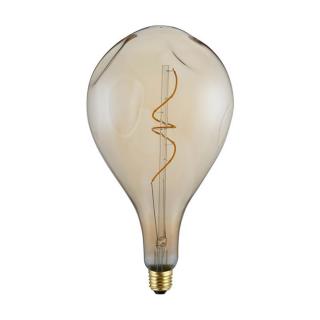 Stmívatelná designová žárovka E27 Bumped Gold - A165 | 5W | CRI80 Barevná teplota: 1800 K