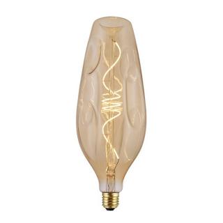 Stmívatelná designová žárovka E27 Bumped Gold - Bottle | 5W | CRI80 Barevná teplota: 1800 K