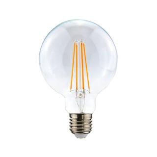 Stmívatelná filamentová žárovka E27 Globe Long - G95 | 7W | CRI80 Barevná teplota: 2200 K