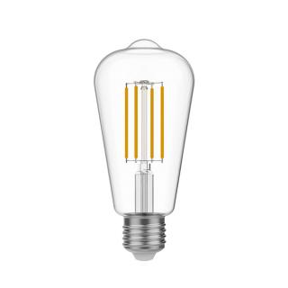 Stmívatelná LED žárovka E27 Edison Clear - ST64 | 7W | CRI80 Barevná teplota: 3500 K