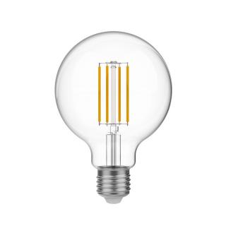 Stmívatelná LED žárovka E27 Globe Clear - G95 | 7W | CRI80 Barevná teplota: 2700 K