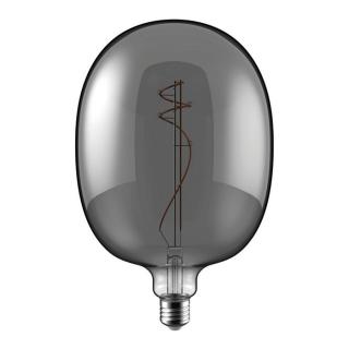 Stmívatelná velká černá žárovka E27 Egg Smoky - D170 | 10W | CRI80 Barevná teplota: 1800 K
