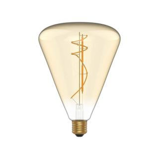 Stmívatelná velká vintage žárovka E27 Cone Gold - D140 | 8,5W | CRI80 Barevná teplota: 2200 K