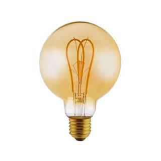Stmívatelná vintage žárovka E27 Loop Gold - G95 | 5W | CRI80 Barevná teplota: 2000 K