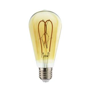 Stmívatelná vintage žárovka E27 Loop Gold - ST64 | 5W | CRI80 Barevná teplota: 2000 K