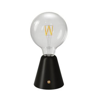 Stolní lampa na baterie Cabless01 se žárovkou G125 1,3W Barva: černá