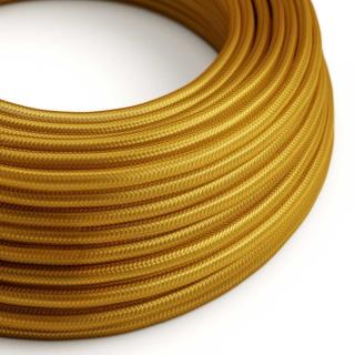 Textilní kabel Glossy Chick Gold RM05 Průřez: 2 x 0,75 mm