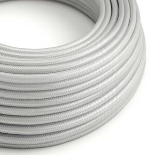 Textilní kabel Glossy Chick Silver RM02 Průřez: 2 x 0,75 mm