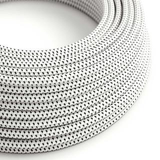 Textilní kabel se vzorem Stracciatella RT14 Průřez: 2 x 0,75 mm