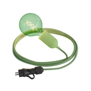 Venkovní objímka E27 do zásuvky EIVA Snake Pastel Barva: světle zelená, Žárovka: bez žárovky