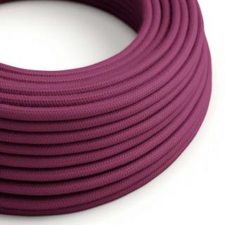 Vínový textilní kabel Burgundy RC32 - matný Průřez: 2 x 0,75 mm