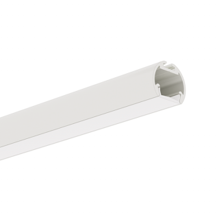 Zaoblená LED lišta KLUŚ OLEK Povrchová úprava: bílá, Délka: 1 m