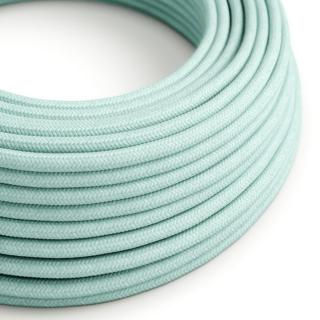 Zelený textilní kabel Celadon Green RC18 - matný Průřez: 3 x 0,75 mm