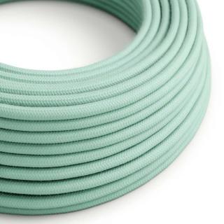 Zelený textilní kabel Mint Milk RC34 - matný Průřez: 2 x 0,75 mm