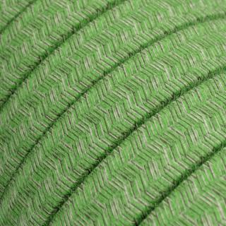 Zelený textilní kabel textilní kabel pro světelný řetěz Bronte Green CX08