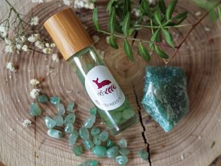 Krystalový aroma roll-on s vůní Duše lesa Krystaly: Avanturín