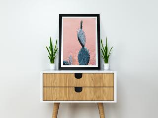 Pink Kaktus Velikost: 15x21cm